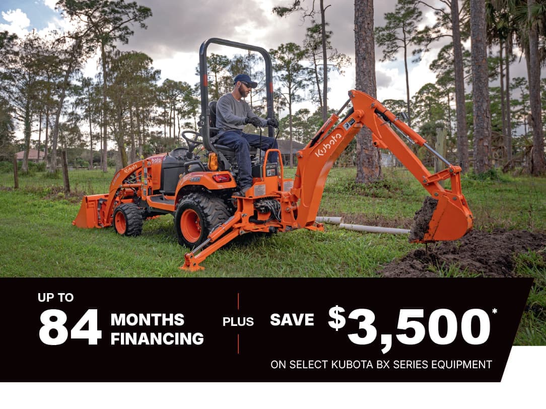Save on Select BX Series Tractors