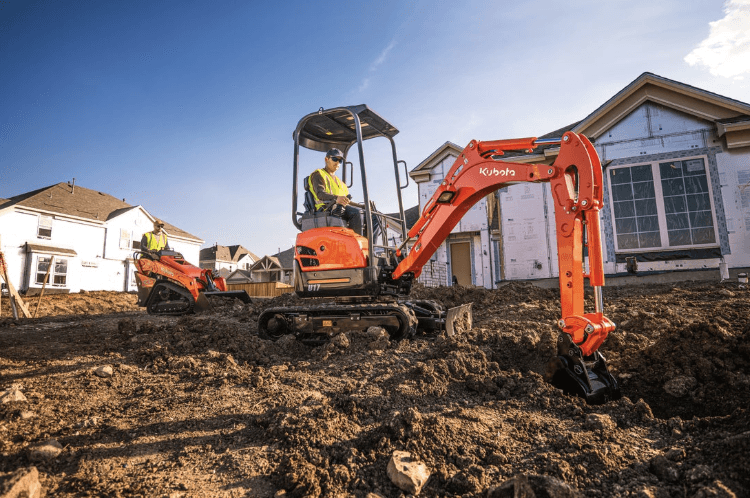 Construction Equipment working on a site