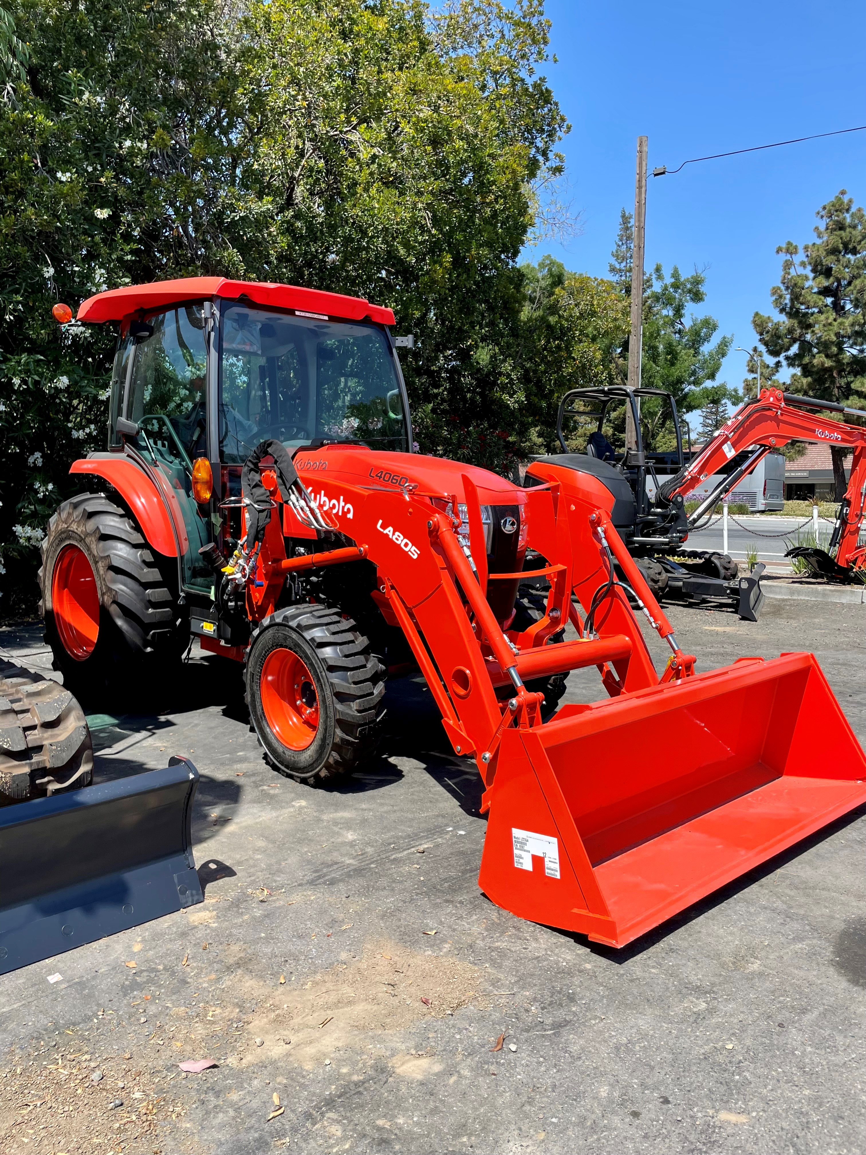 Equipt with LA805 Front Loader